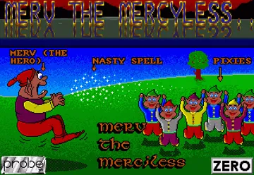 Merv the Merciless screen shot title